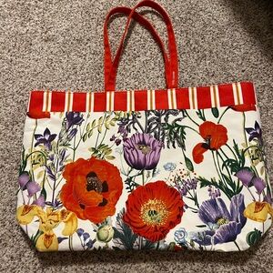 ESTEE LAUDER Floral tote bag